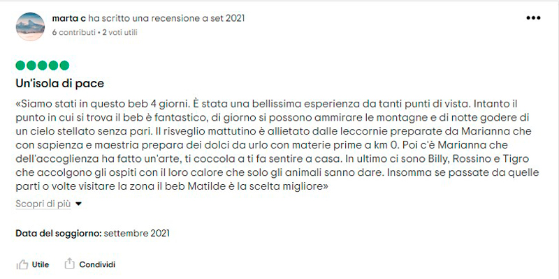 Recensioni TripAdvisor